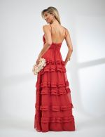 Vestido Longo Terracota Jully