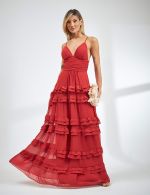 Vestido Longo Terracota Jully