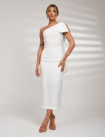 Vestido Midi Branco Kenia