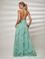 Vestido Longo Verde Sage Sarah