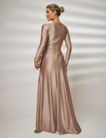 Vestido Longo Champagne Manu