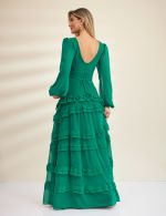 Vestido Longo Verde Esmeralda Larissa