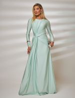 Vestido Longo Verde Menta Manu