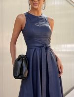 Vestido Longuete Azul Tatiana