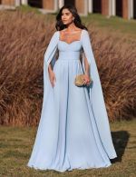 Vestido Longo Azul Serenity Liliane
