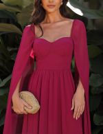 Vestido Longo Fucsia Liliane