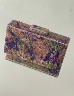 Clutch Rosa em Acrilico