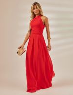 Vestido Longo Vermelho Sandra