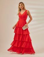 Vestido Longo Vermelho Paula