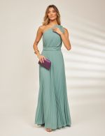 Vestido Longo Verde Sage Megan