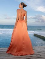 Vestido Longo Laranja Agatha