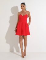 Vestido Curto Vermelho Erica