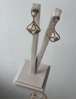 Brinco Dourado Cravejado
