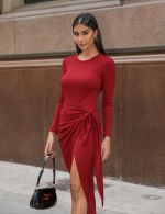 Vestido Midi Vermelho Nath