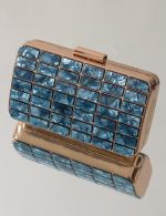 Clutch Azul em Acrílico
