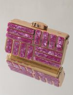 Clutch Fucsia em Acrílico