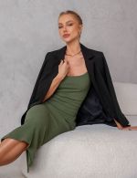Vestido Midi Verde Jamile