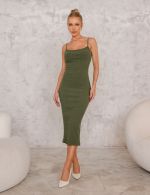 Vestido Midi Verde Jamile