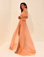 Vestido Longo Nude Cassia