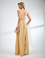 Vestido Longo Nude Carla