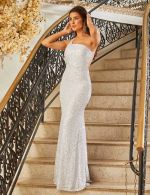 Vestido Longo Prata Selma