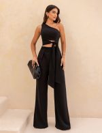 Macacão Longo Preto Rafaela