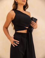 Macacão Longo Preto Rafaela