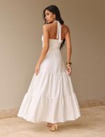 Vestido Midi Branco Luiza