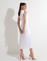 Vestido Midi Branco Fabiana