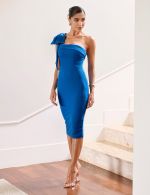 Vestido Midi Azul Royal Suzanne