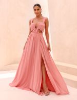 Vestido Longo Rosa Ariane