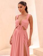 Vestido Longo Rosa Ariane