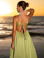 Vestido Longo Verde Agatha
