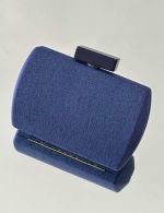 Clutch Azul em Tecido