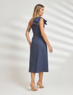 Vestido Midi Azul Marinho Fabiana