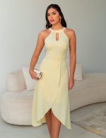 Vestido Midi Amarelo Martha