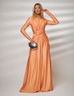 Vestido Longo Coral Manu