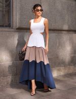 Vestido Midi Azul Kim