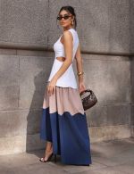 Vestido Midi Azul Kim
