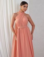 Vestido Longo Coral Monica