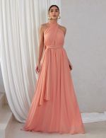 Vestido Longo Coral Monica