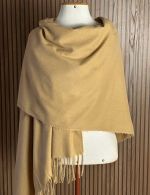 Pashmina Nude com Franjas