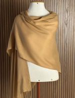 Pashmina Nude com Franjas