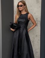 Vestido Longuete Preto Tatiana