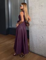 Vestido Longuete Uva Tatiana