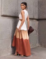 Vestido Midi Terracota Kim