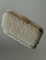 Clutch Retangular Perolas