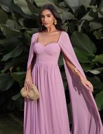 Vestido Longo Rosa Liliane