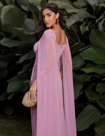 Vestido Longo Rosa Liliane