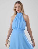 Vestido Curto Bia Azul